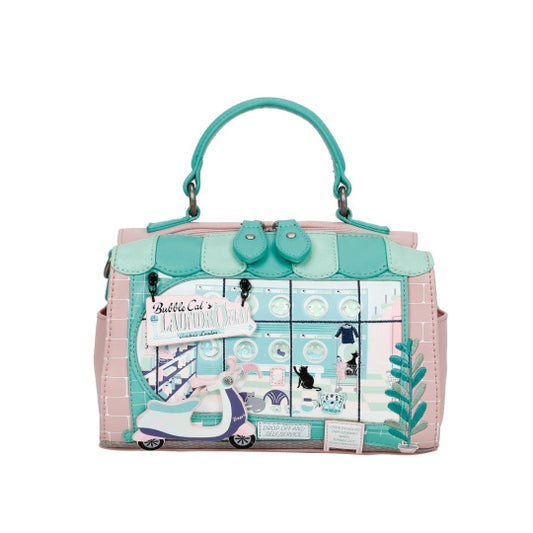 Bubble Cats Laundromat Hollis Bag