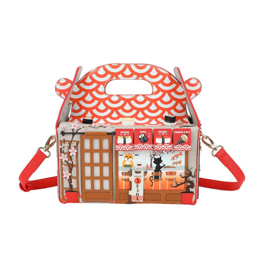 Vendula Sushi - Grey Edition Takeaway Box Bag With Shoulder Strap