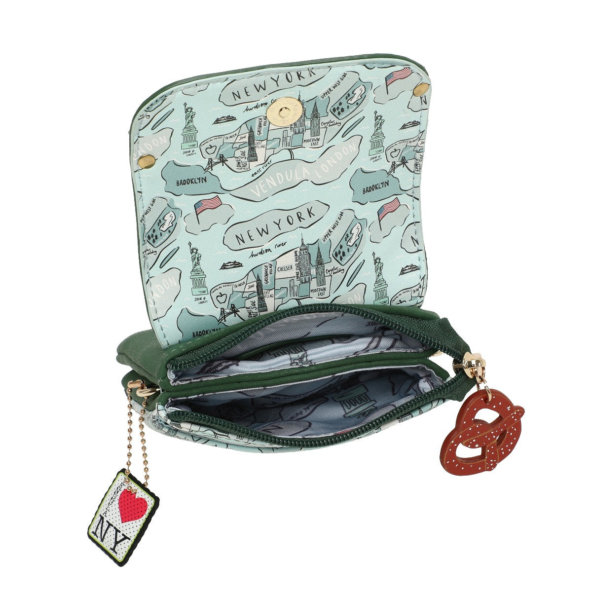 New York City Cats & Corgis Phone Pouch