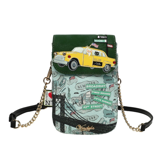 New York City Cats & Corgis Phone Pouch