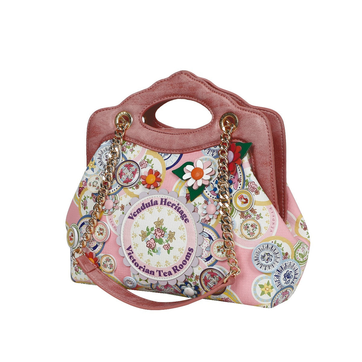 Heritage Victorian Tea Rooms Small Ornate Handle Bag