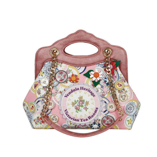 Heritage Victorian Tea Rooms Small Ornate Handle Bag