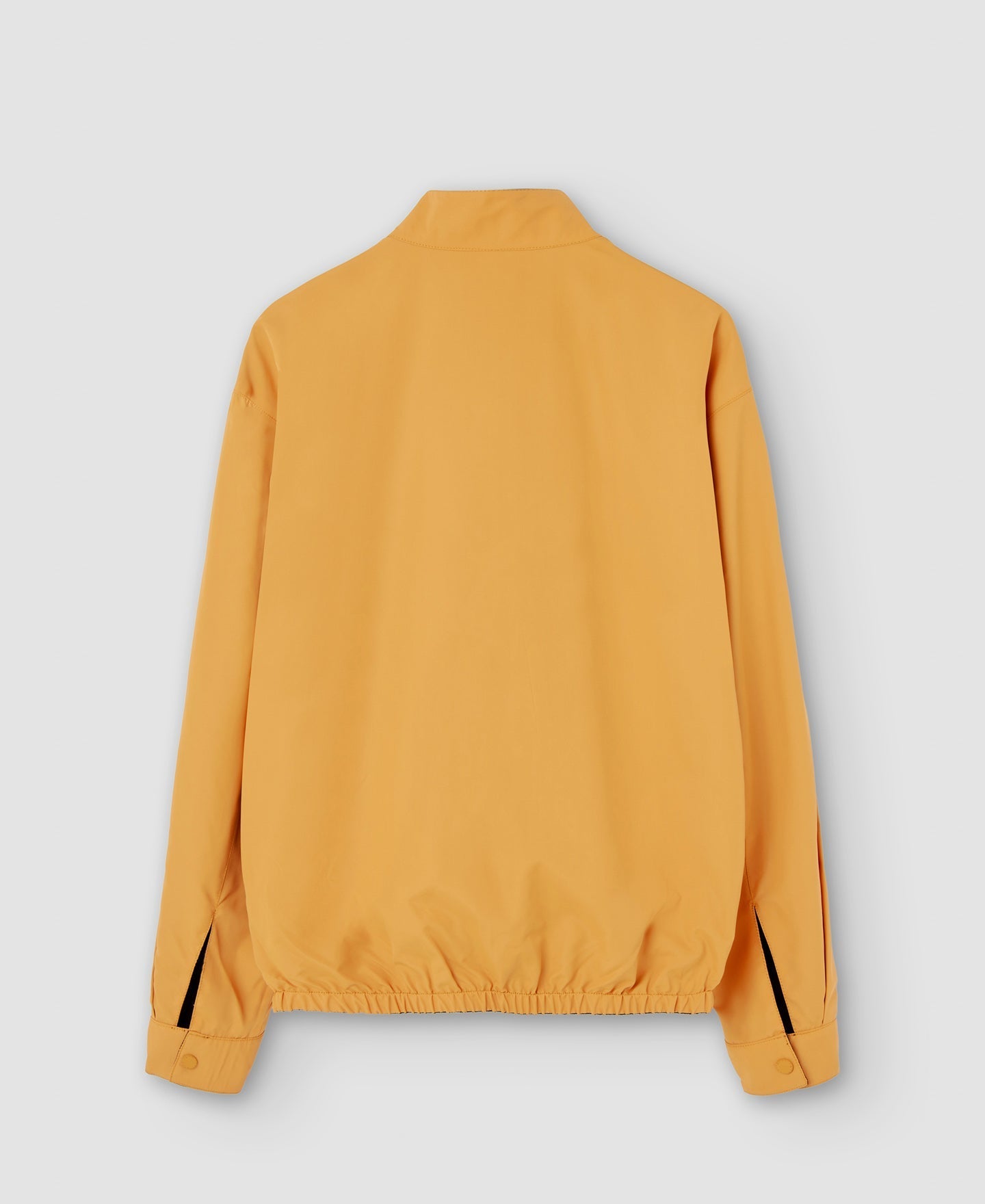 Men Jacket | Khaki Reversible Mandarin Collar Harrington by Spanish designer Adolfo Dominguez