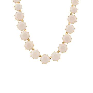 La Diamantine Beige Rose Necklace | ADLD3191