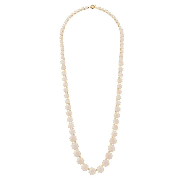 La Diamantine Beige Rose Necklace | ADLD3191