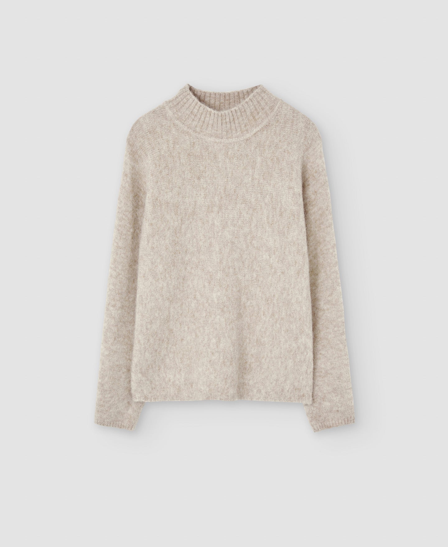 Women Jersey | Light Cream Sweater by Spanish designer Adolfo Dominguez