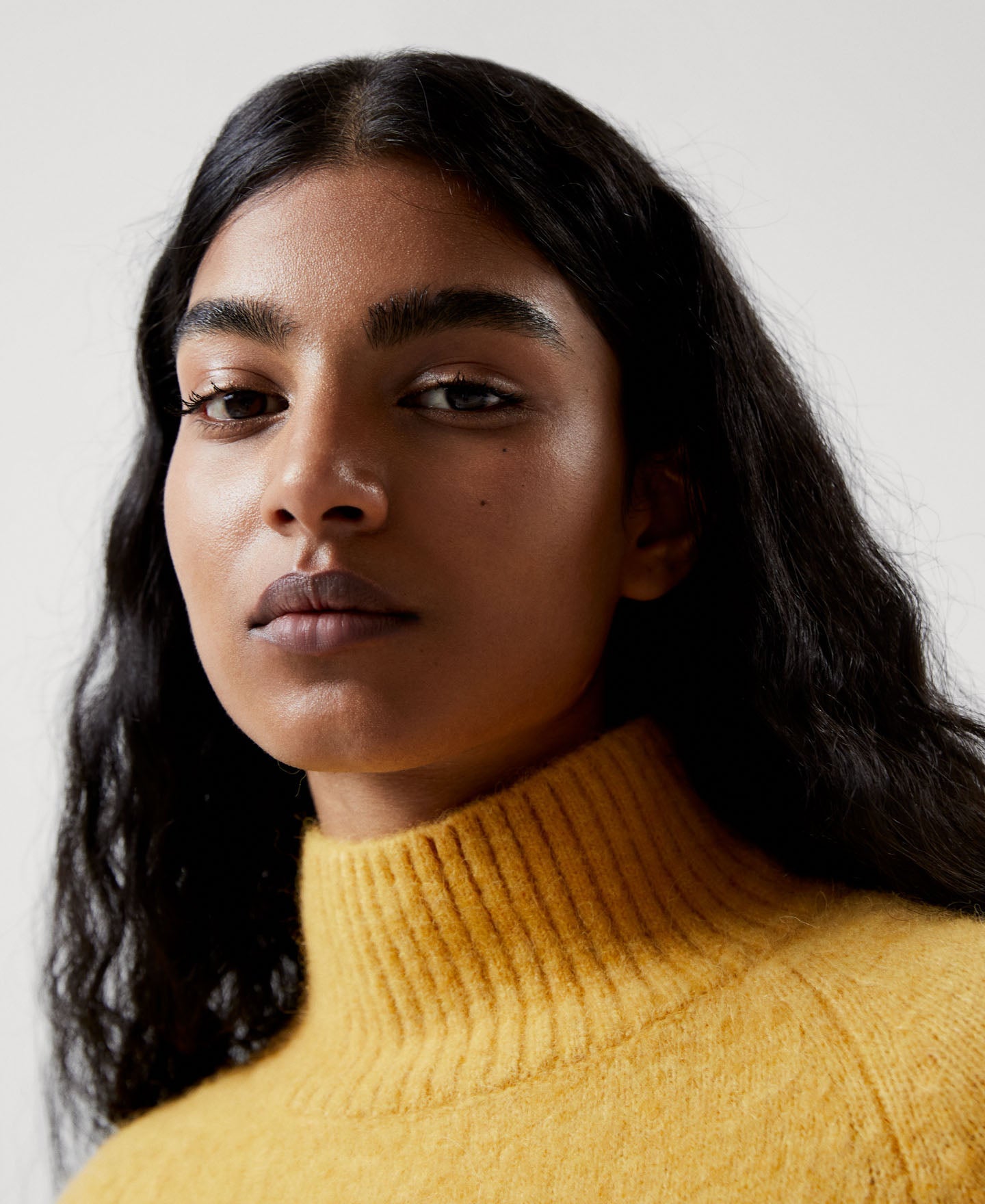 Women Jersey | Light Yellow Sweater by Spanish designer Adolfo Dominguez