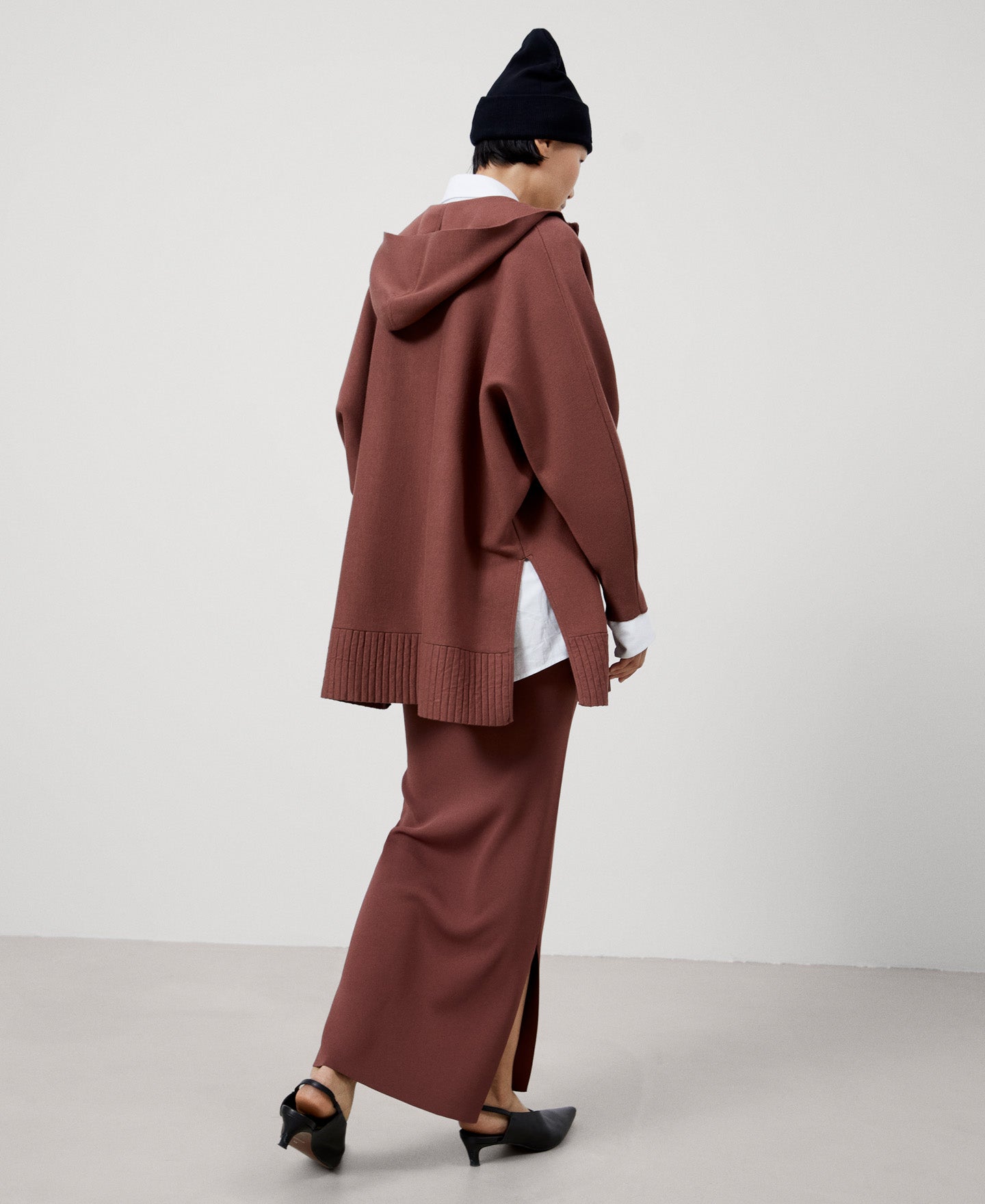 Women Knit Jacket | Makeup Viscose And Nailon Jacket by Spanish designer Adolfo Dominguez