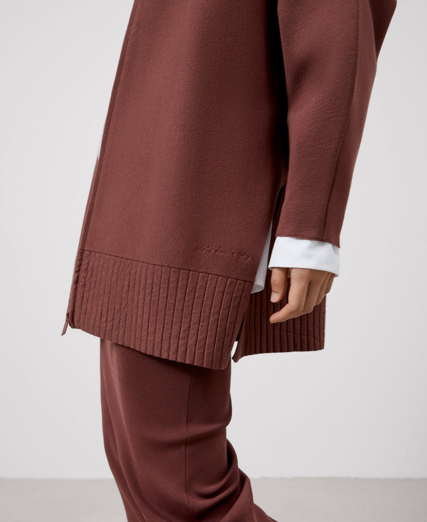 Women Knit Jacket | Makeup Viscose And Nailon Jacket by Spanish designer Adolfo Dominguez