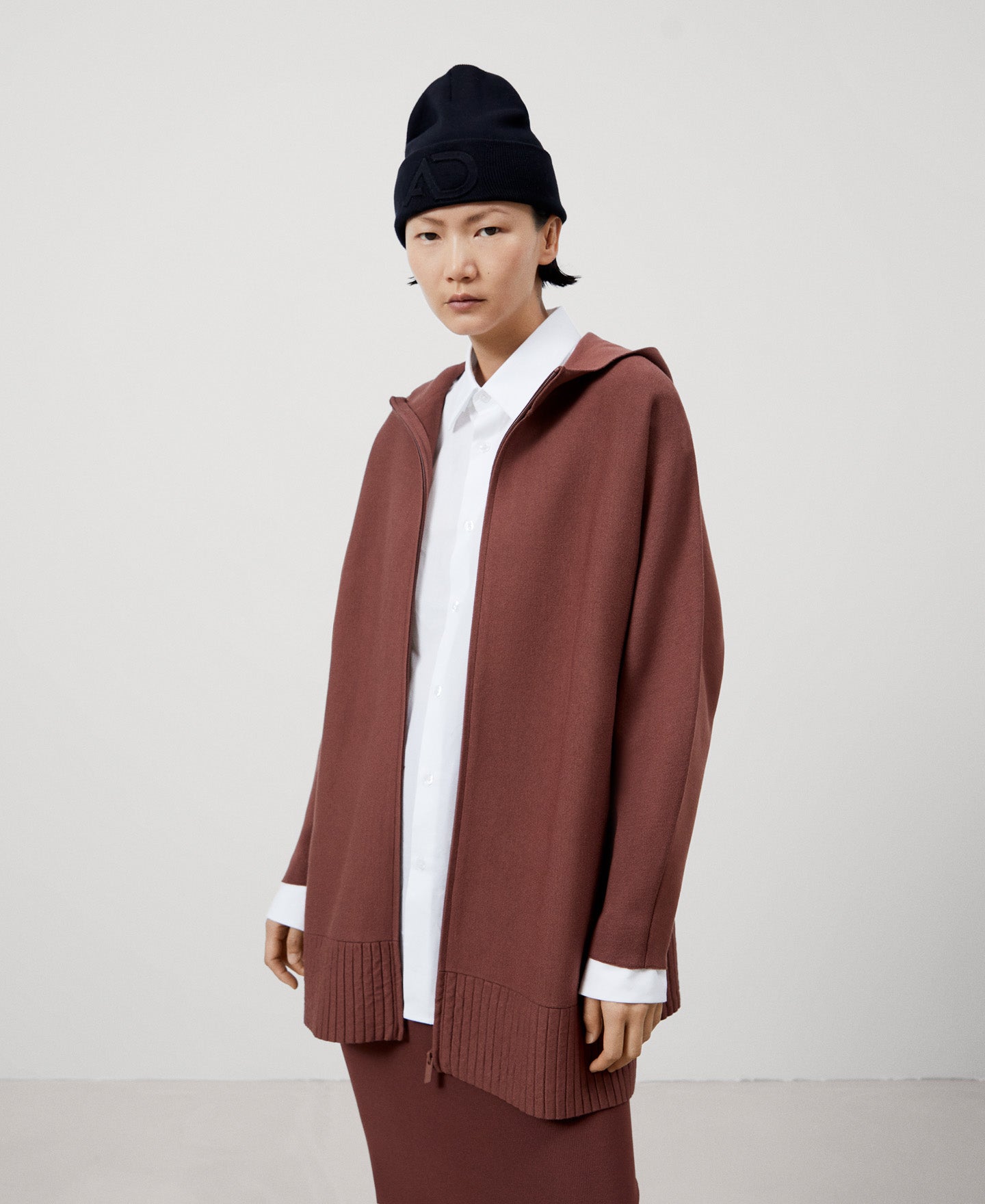 Women Knit Jacket | Makeup Viscose And Nailon Jacket by Spanish designer Adolfo Dominguez