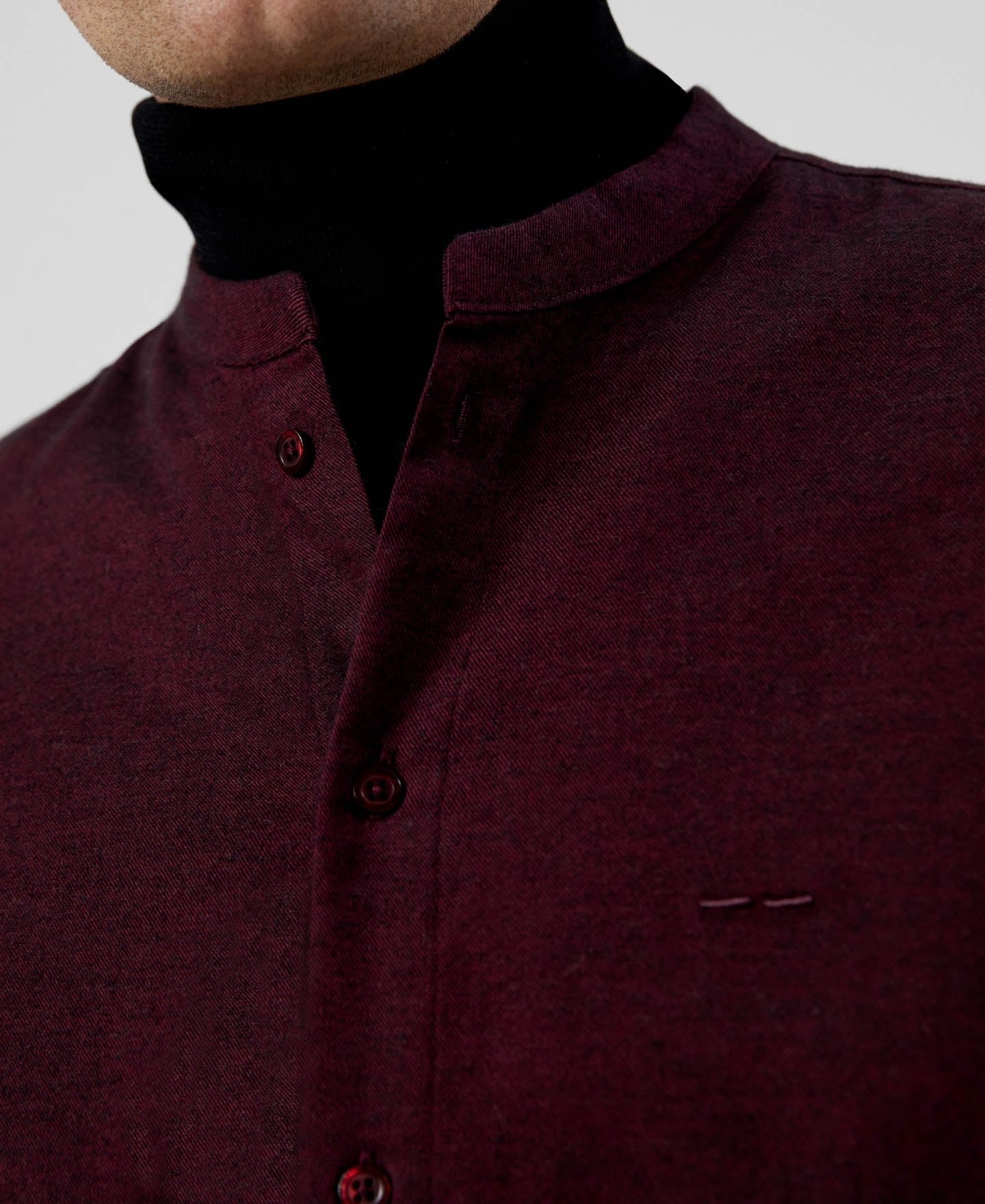 Men Shirt | Maroon Shirt by Spanish designer Adolfo Dominguez