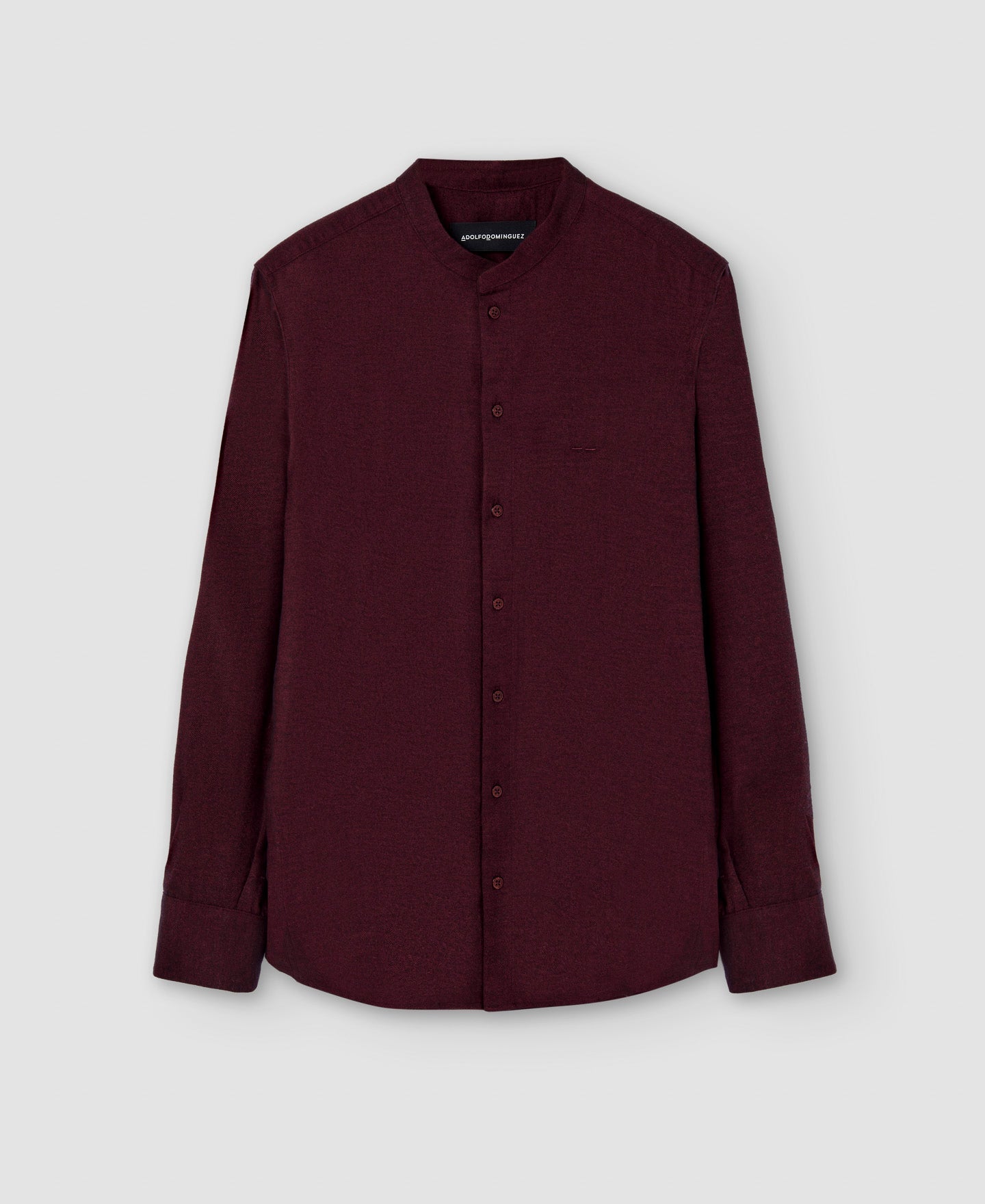 Men Shirt | Maroon Shirt by Spanish designer Adolfo Dominguez