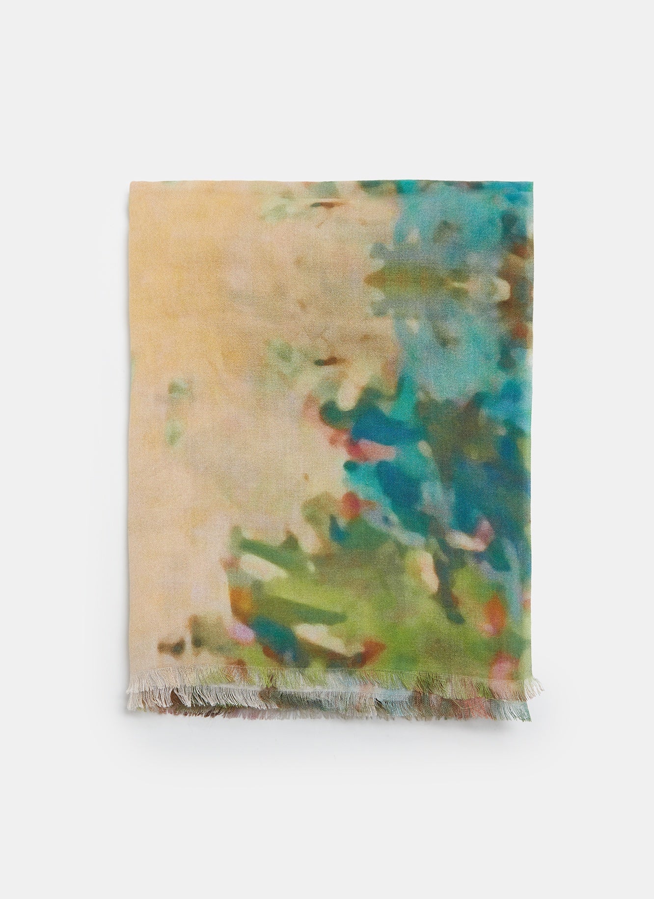 Women Shawl | Modal & Cotton Printed Scarf by Spanish designer Adolfo Dominguez