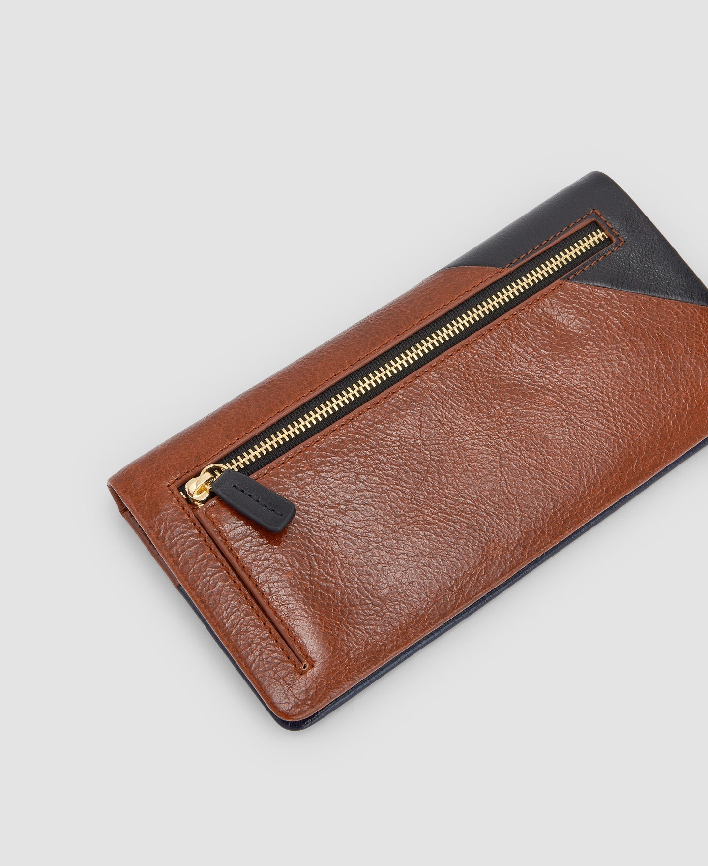 Women Wallet | Multicolor Cracked Leather Large Wallet by Spanish designer Adolfo Dominguez