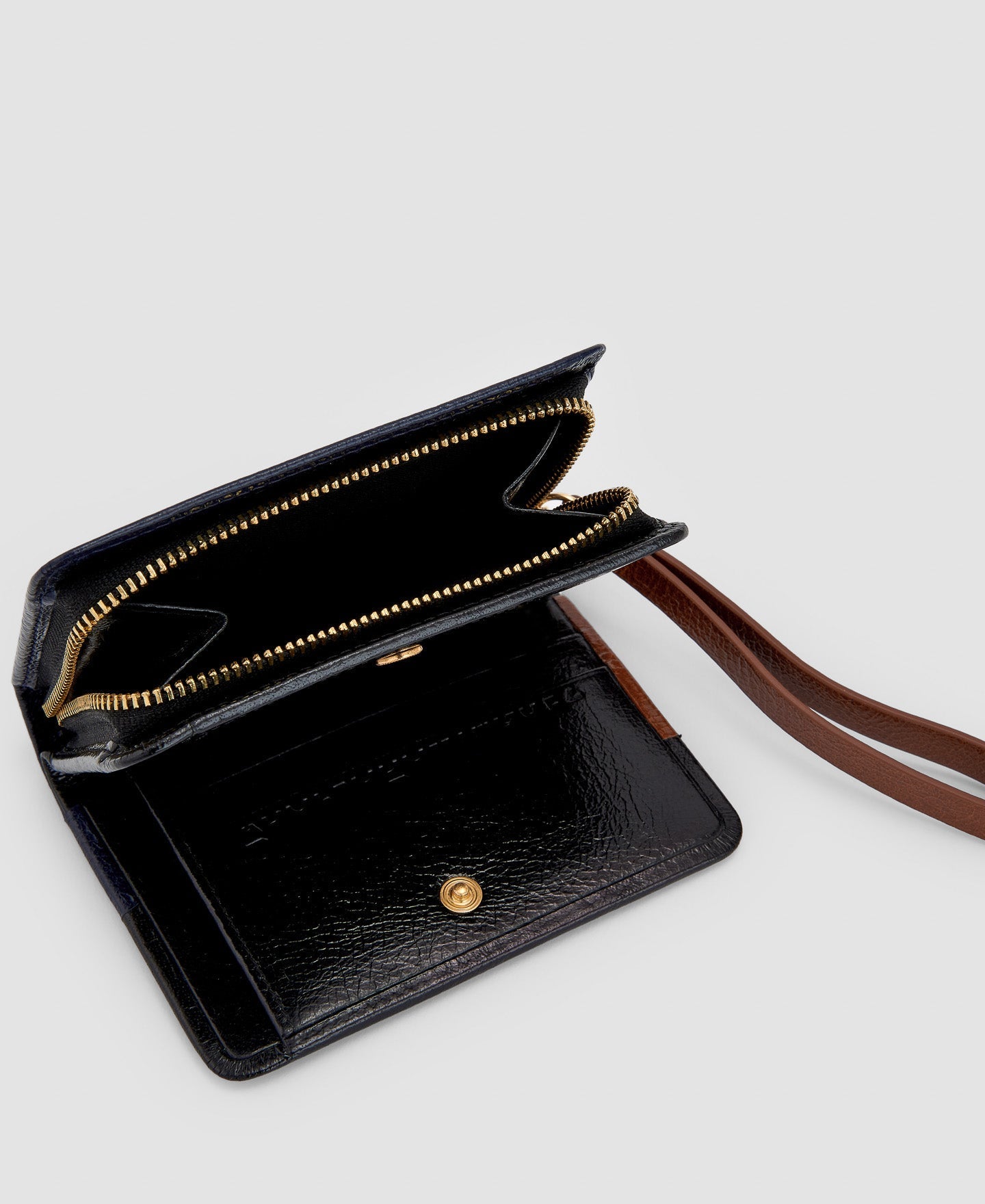 Women Wallet | Multicolor Cracked Leather Medium Wallet by Spanish designer Adolfo Dominguez