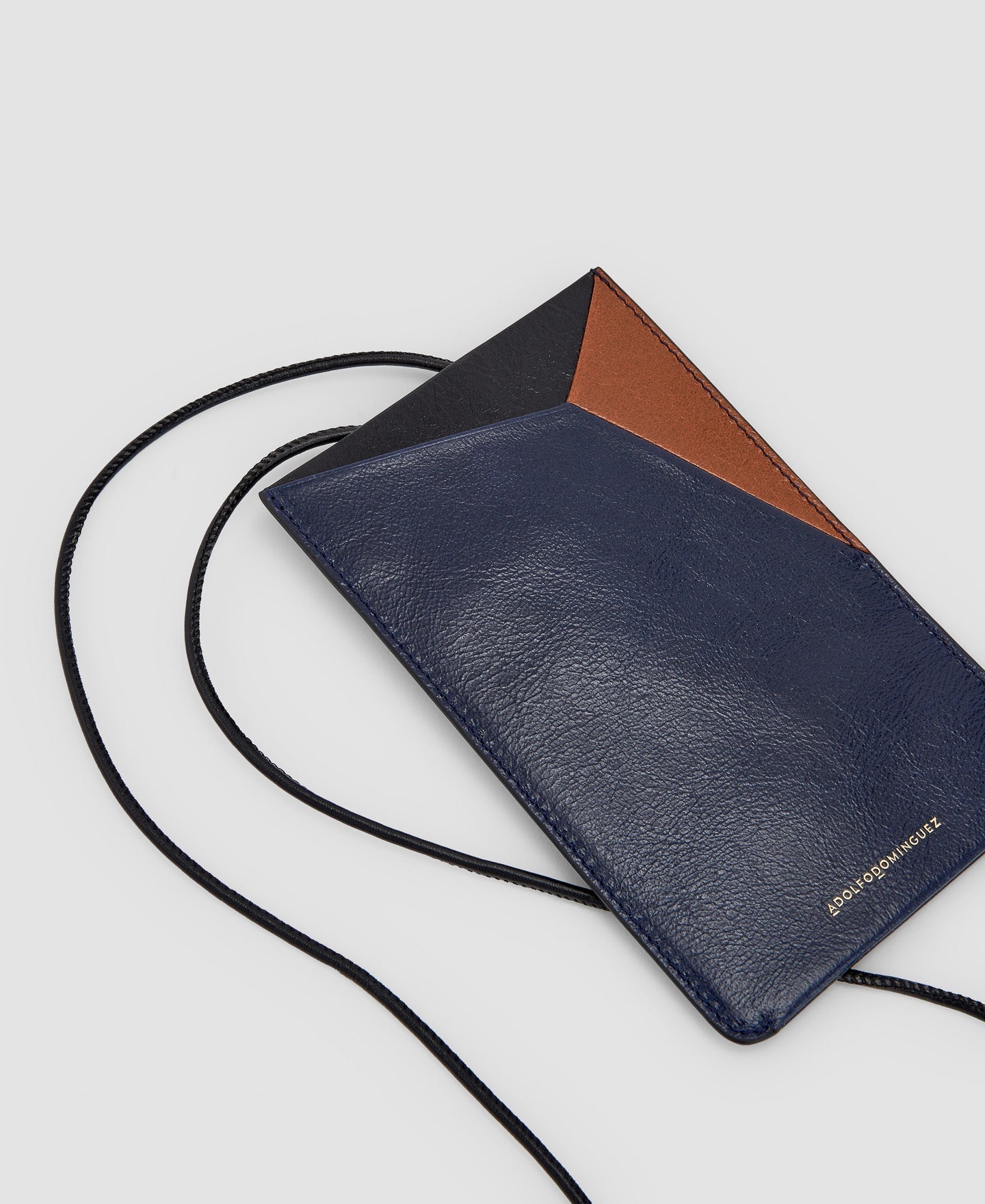 Women Wallet | Multicolor Crackled Leather Mobile Phone Holder by Spanish designer Adolfo Dominguez