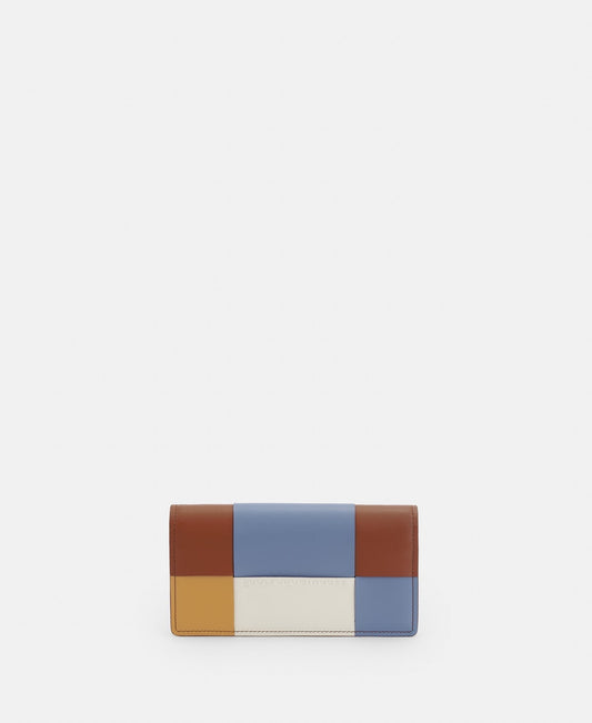 Women Wallet | Multicolor Large Wallet In Braided Vachetta by Spanish designer Adolfo Dominguez
