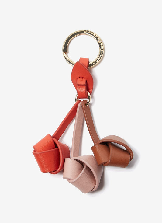 Women Key Ring | Multicolor Triple Knot Keyring by Spanish designer Adolfo Dominguez