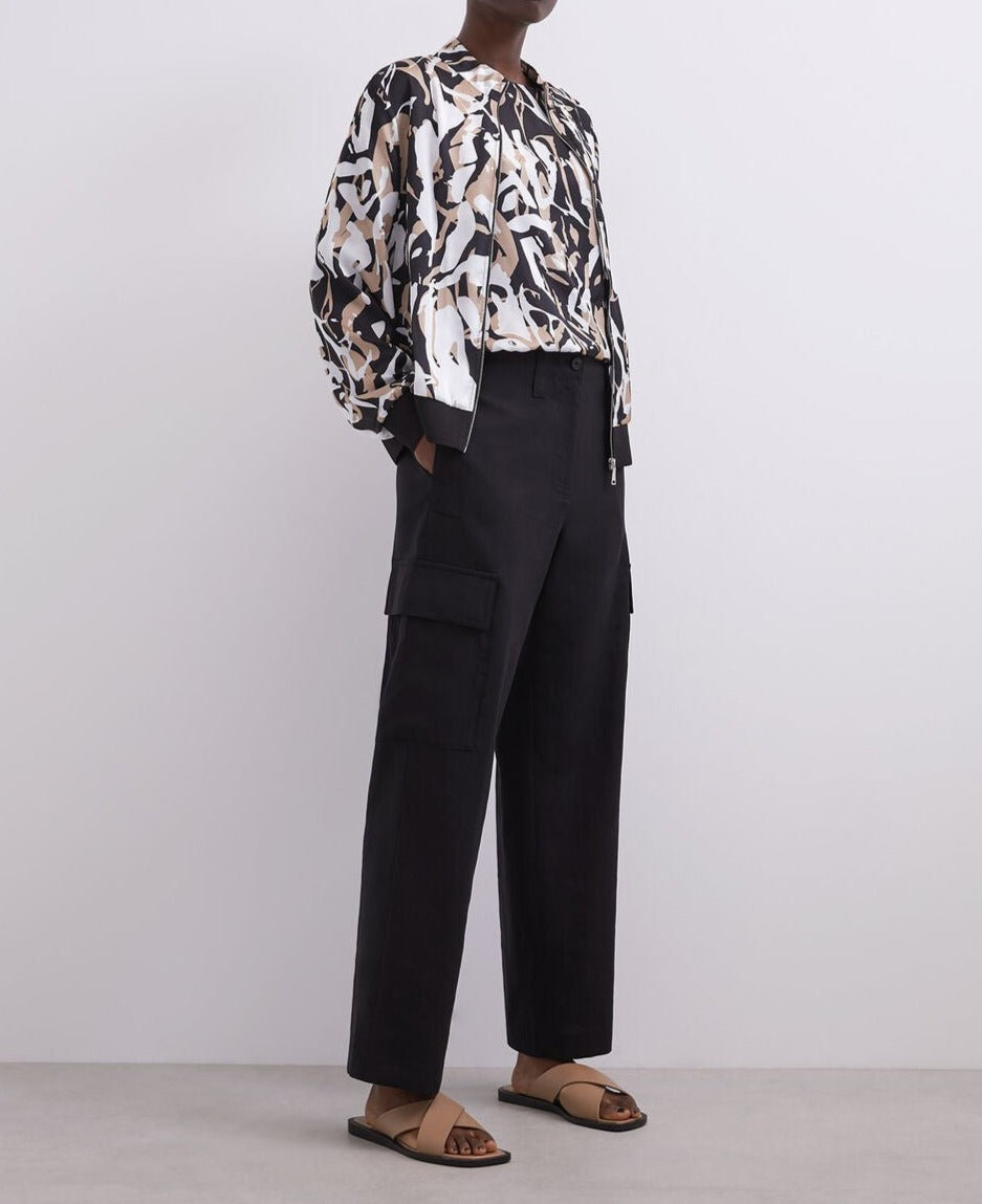 Women Long-Sleeve T-Shirt | Multicolor2 Camiseta Estampada En Tejido Y Punto by Spanish designer Adolfo Dominguez