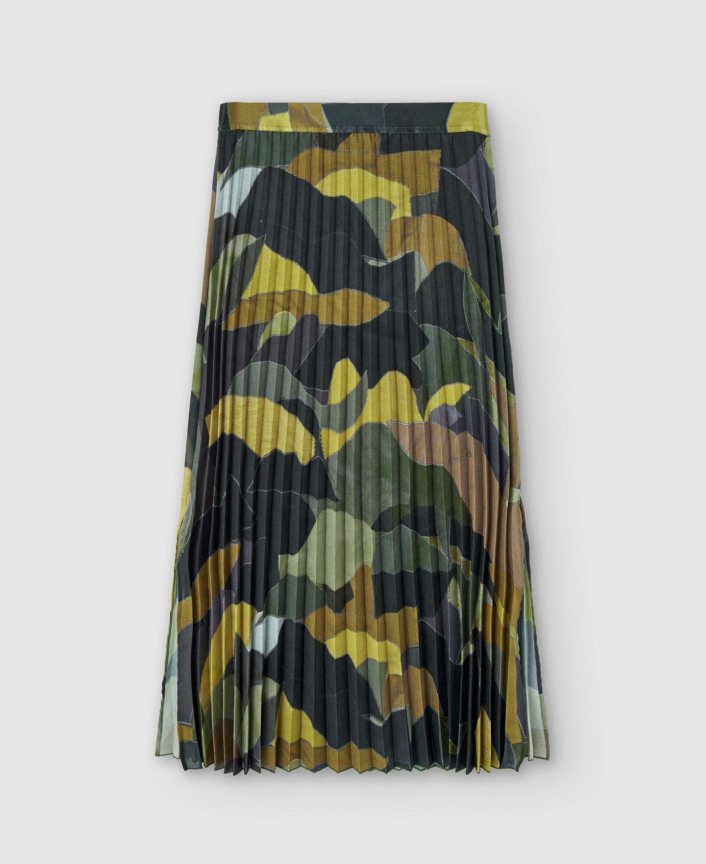 Women Skirt | Multicolor2 Pleated Midi Skirt by Spanish designer Adolfo Dominguez
