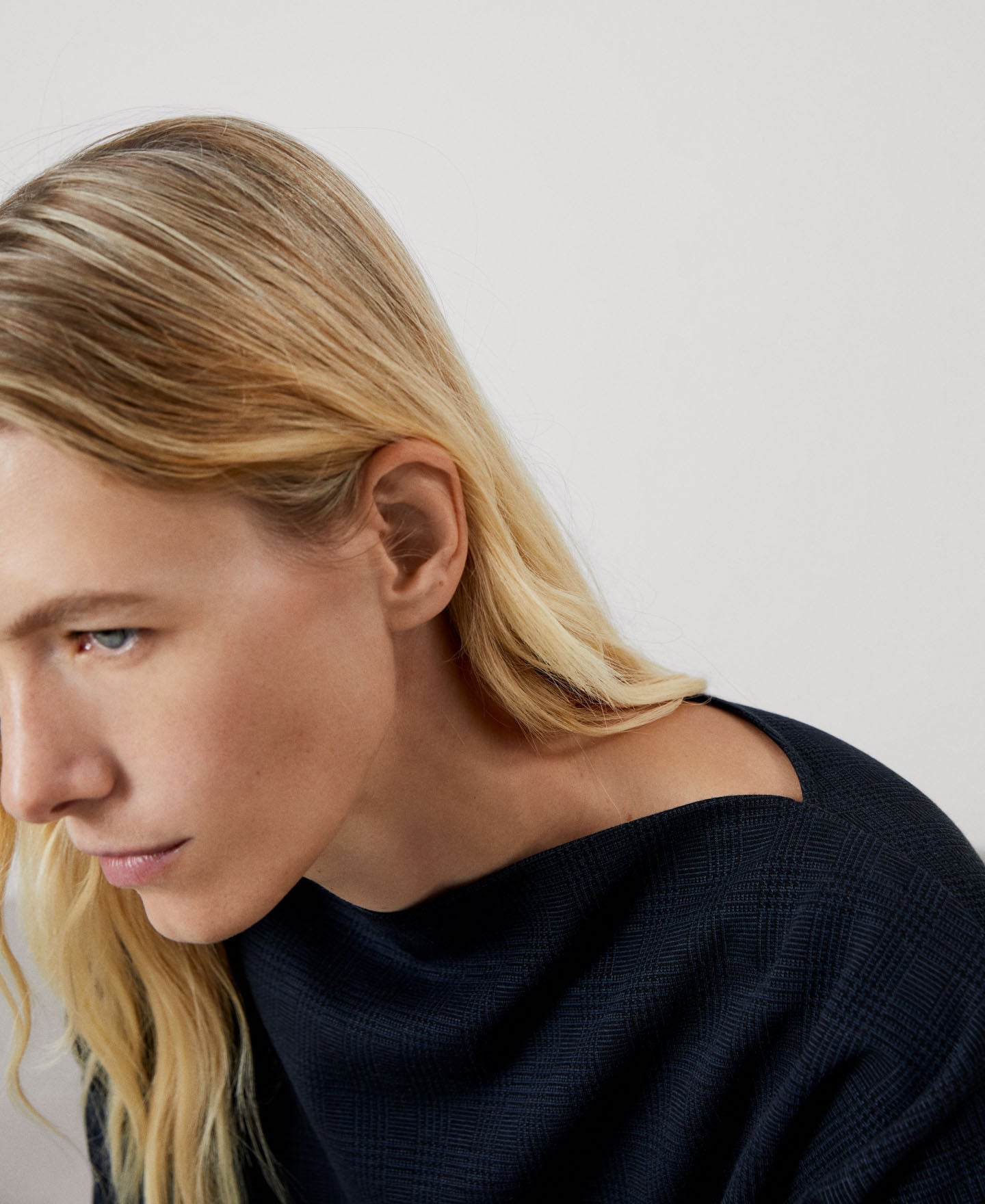 Women Dress | Multicolor2 Recycled Polyester Belted Dress by Spanish designer Adolfo Dominguez