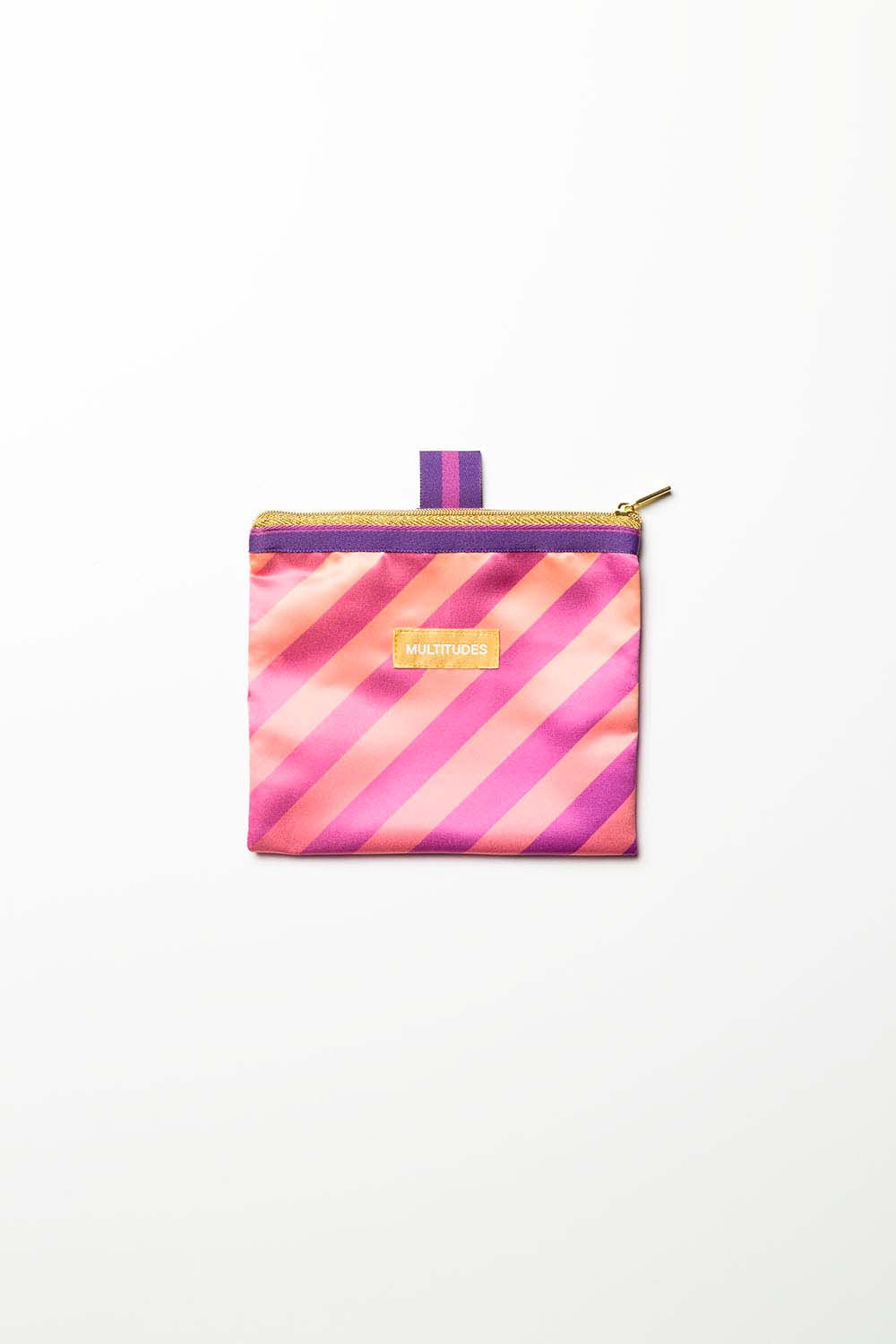 Multitudes Claudia Purple Clutch Bag
