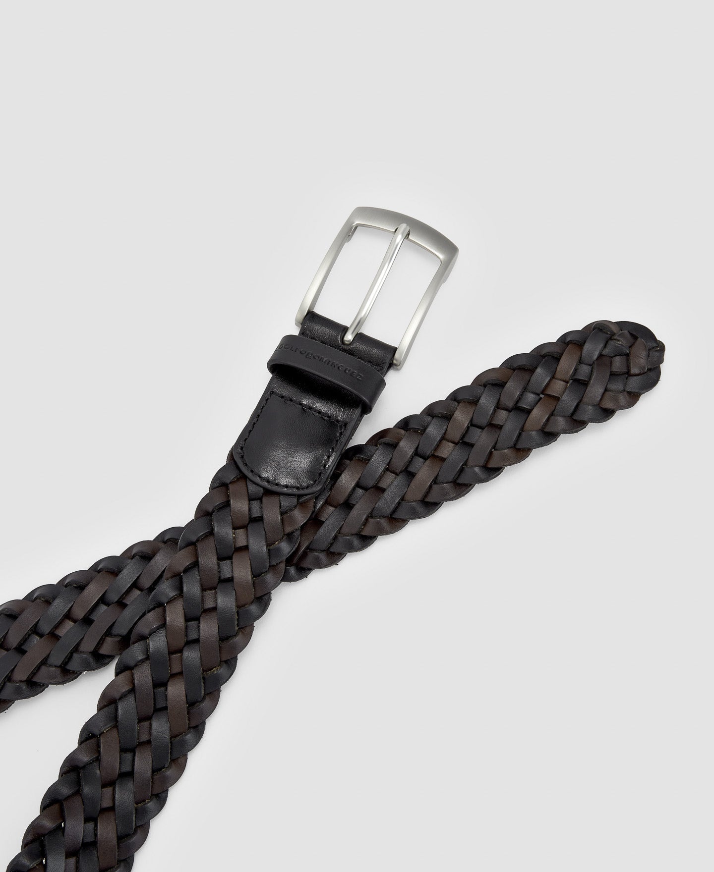 Men Belt | Navy/Electric Blue Belt by Spanish designer Adolfo Dominguez