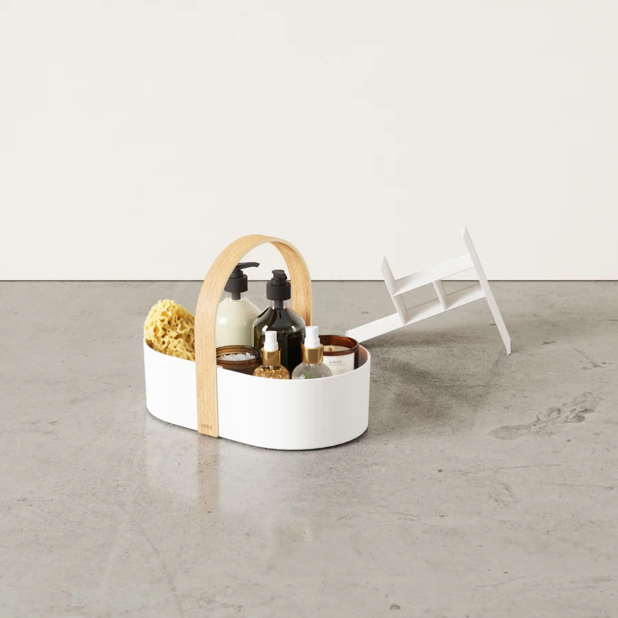 Bellwood Caddy White & Natural