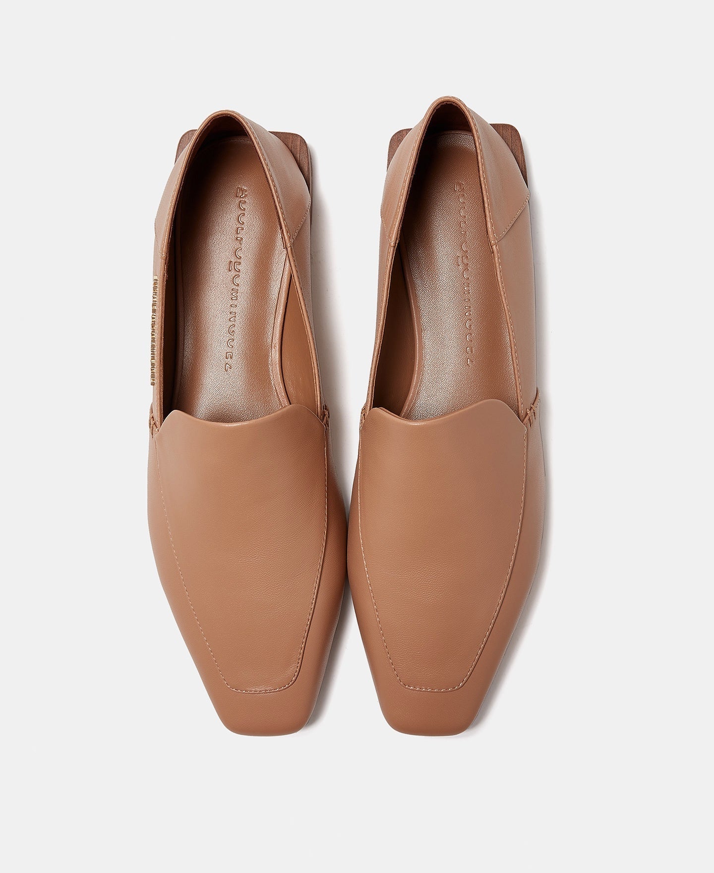 Women Shoes | Nude Bovine Leather Moccasin by Spanish designer Adolfo Dominguez