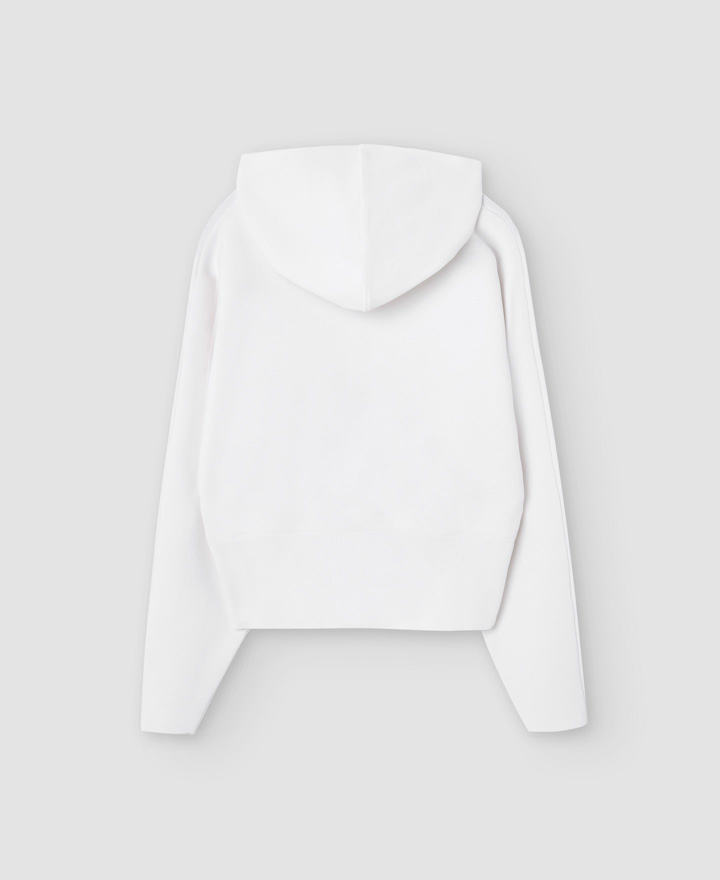 Women Knit Jacket | Off White Viscose And Recycled Nylon Bomber Jacket by Spanish designer Adolfo Dominguez