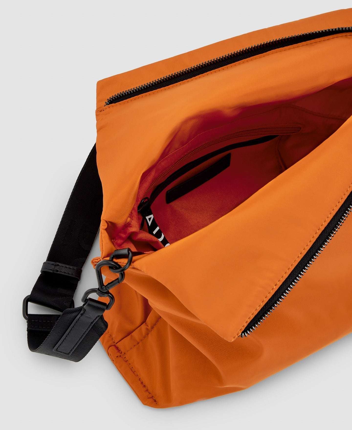 Women Bags | Orange Medium Shoulder Bag by Spanish designer Adolfo Dominguez