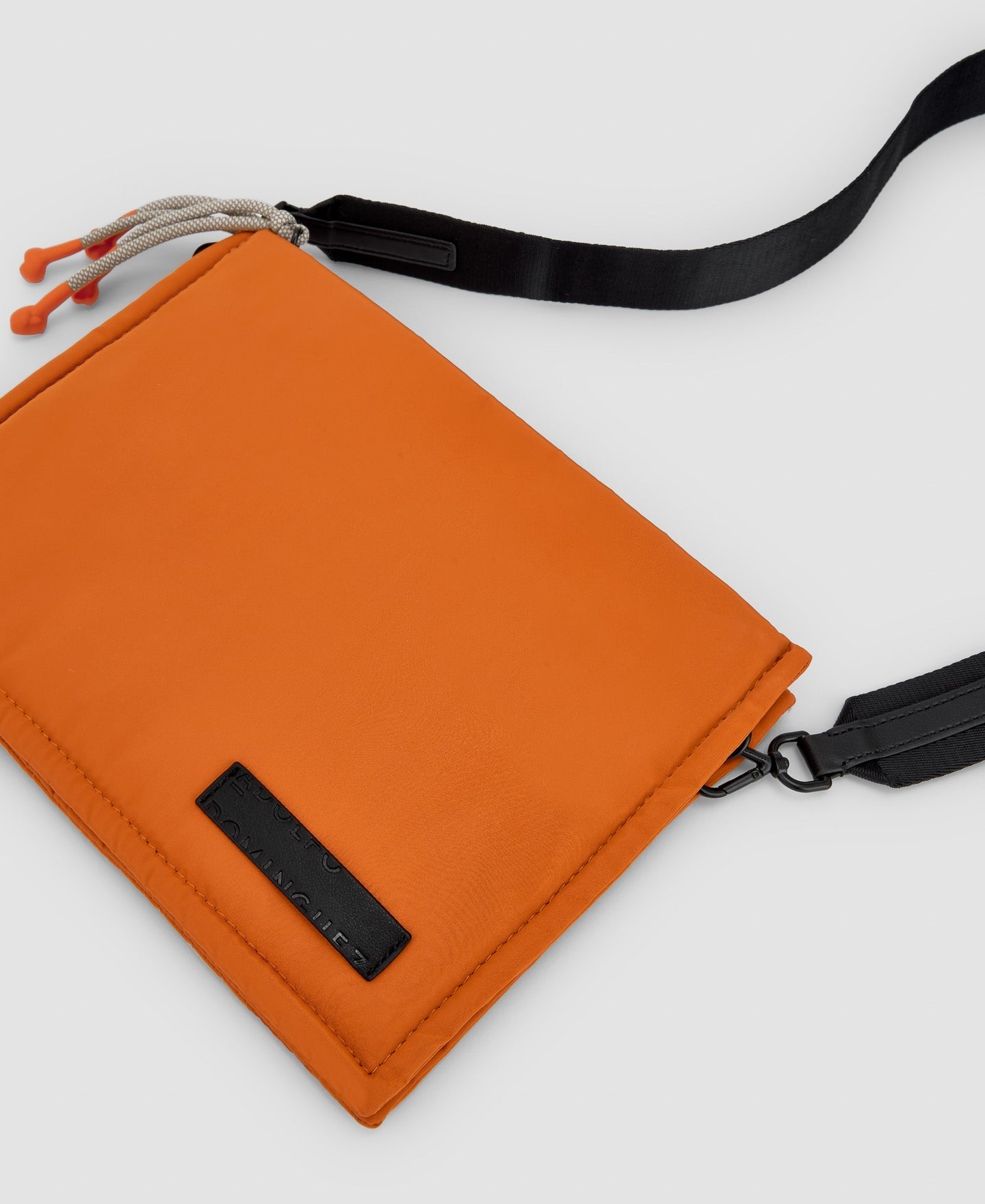 Women Bags | Orange Rectangular Shoulder Bag by Spanish designer Adolfo Dominguez