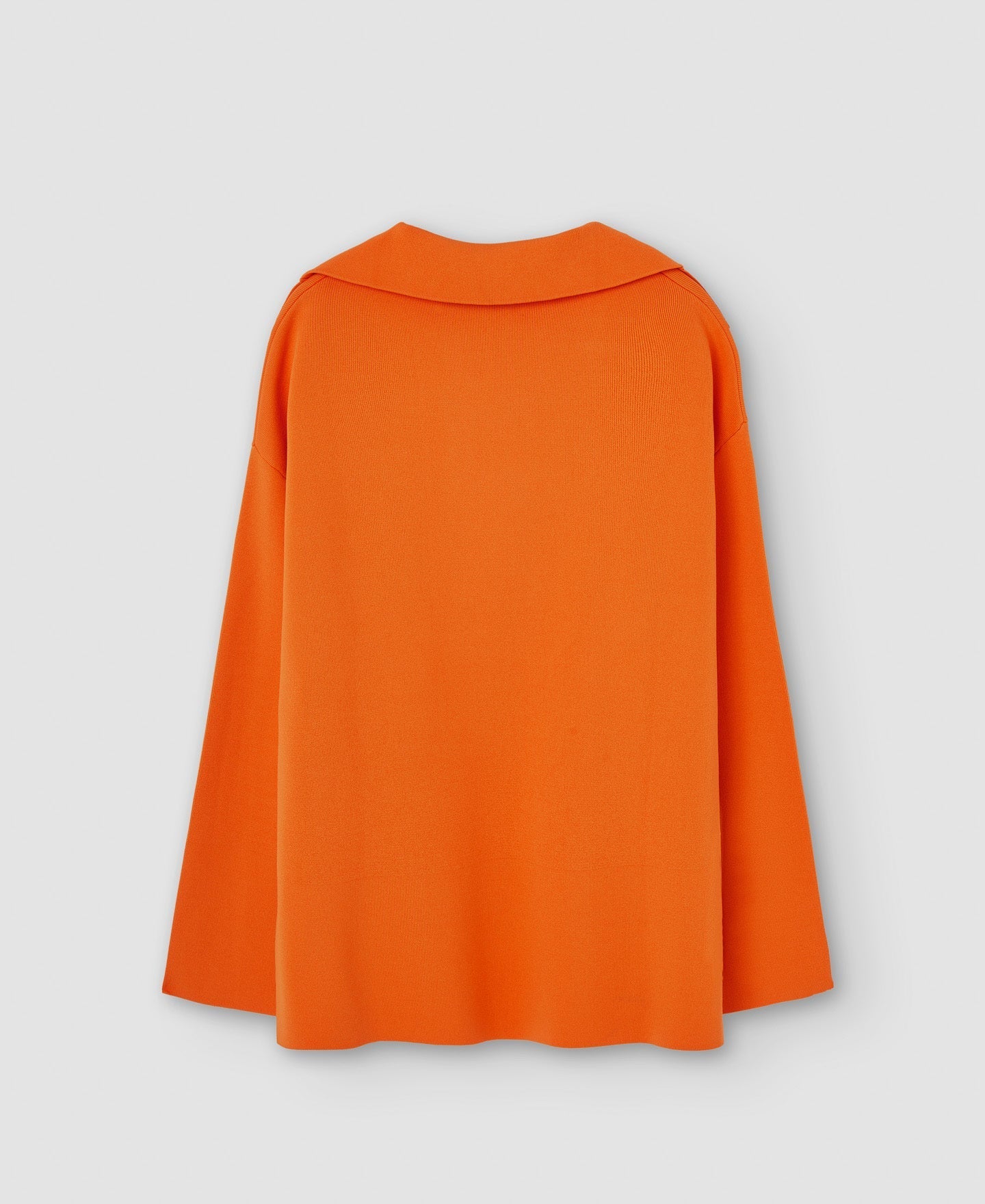 Women Jersey | Orange Recycled Nylon Sweater by Spanish designer Adolfo Dominguez