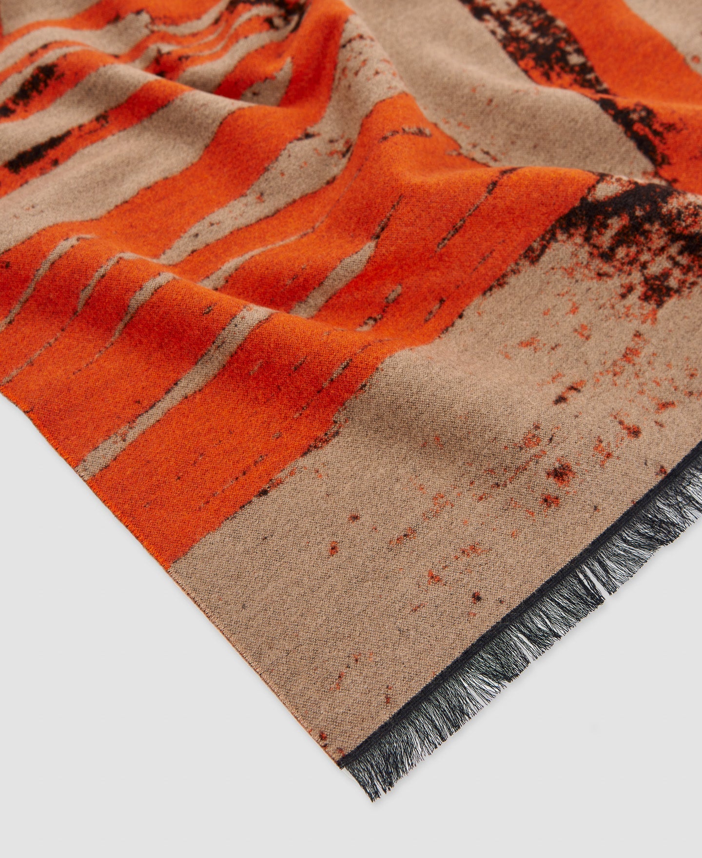 Women Scarf | Orange Womens Scarf by Spanish designer Adolfo Dominguez