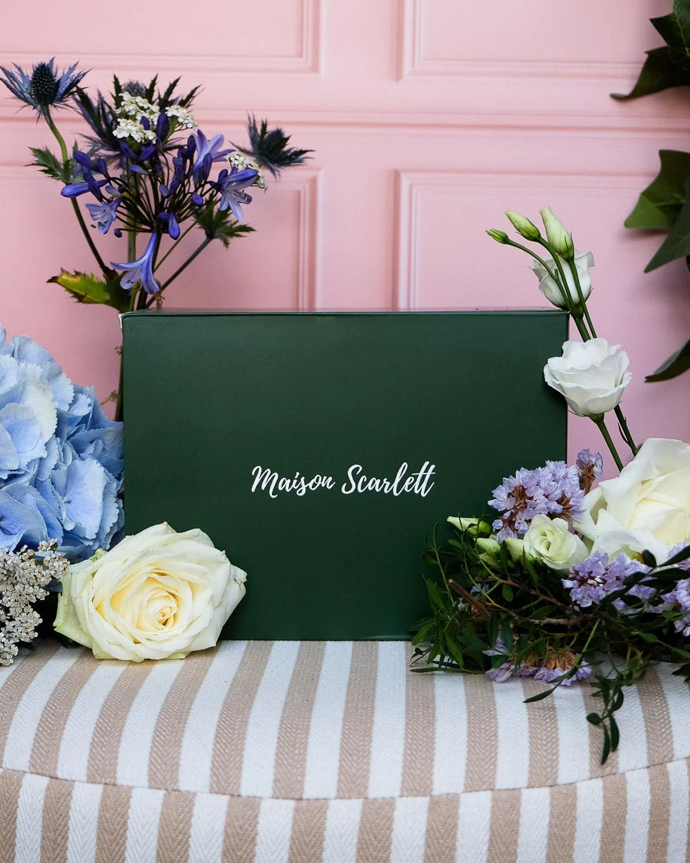 Denise Velvet Jewelry Box Green