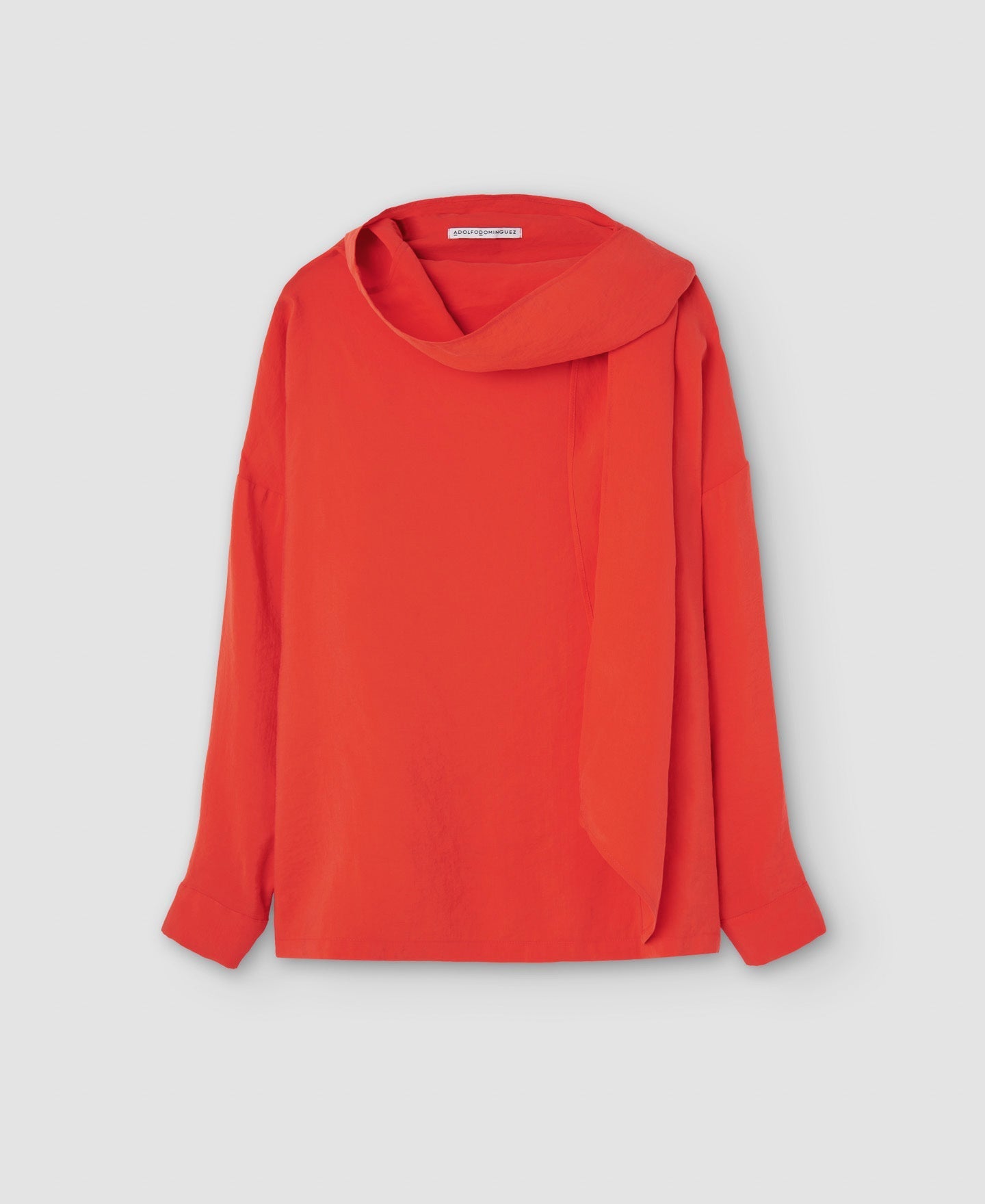 Women Shirt | Pink Modal Fabric Blouse by Spanish designer Adolfo Dominguez