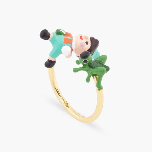 Pinocchio And Cricket Adjustable Ring | ARPI6011