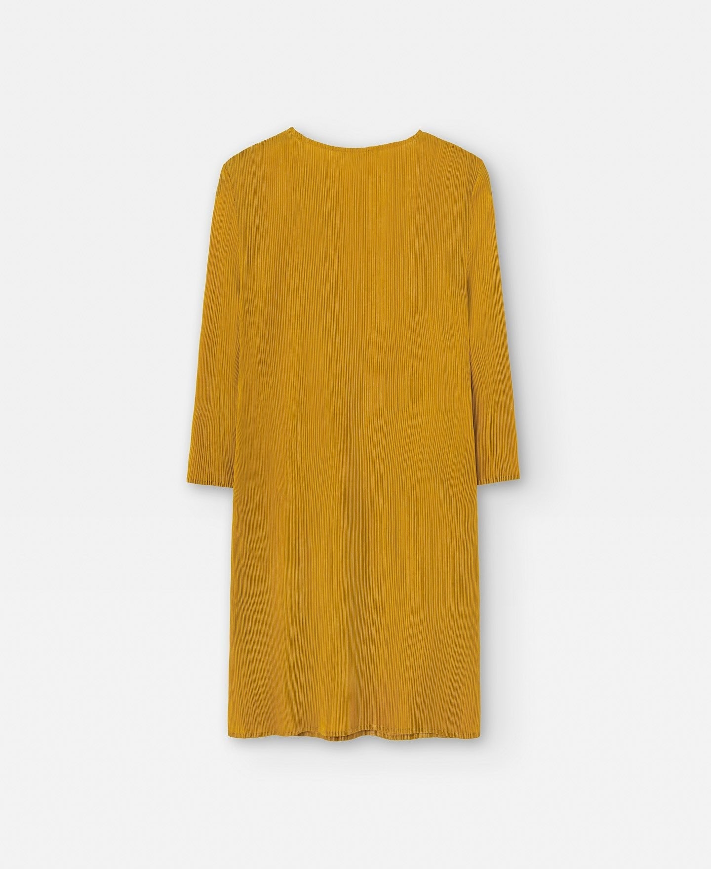 Women Short Sleeved Shirt | Pistachio Green Recycled Polyester Crinkle Blouse by Spanish designer Adolfo Dominguez