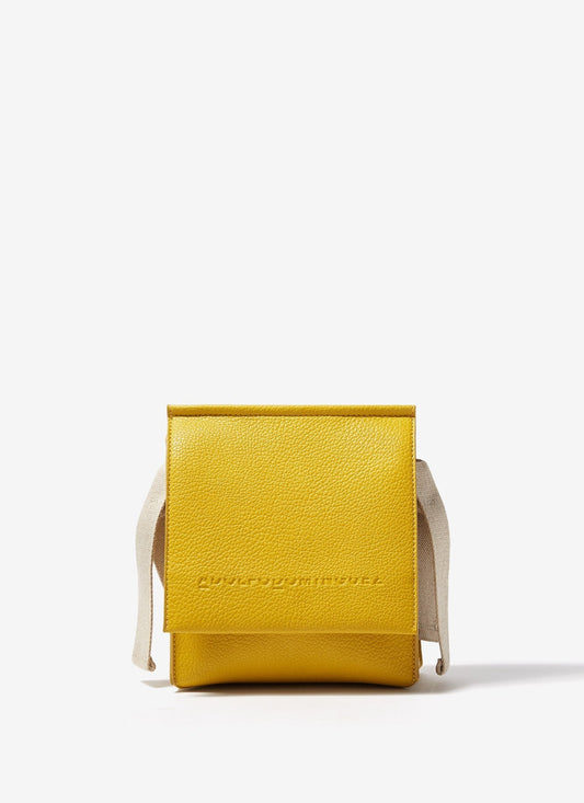 Women Bags | Pistachio Green Vegan-Leather Crossbody Bag With Flap by Spanish designer Adolfo Dominguez