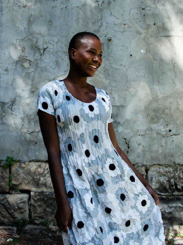 Alquema | Smash Dress / Silver Flower Spot