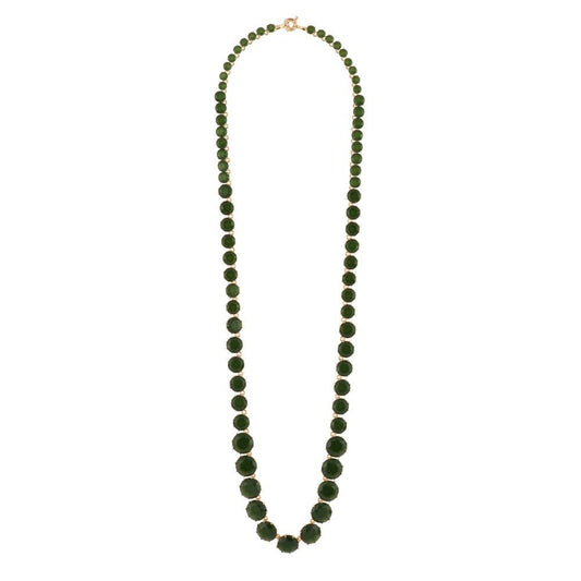 La Diamantine Forest Green Necklace | aeld3191
