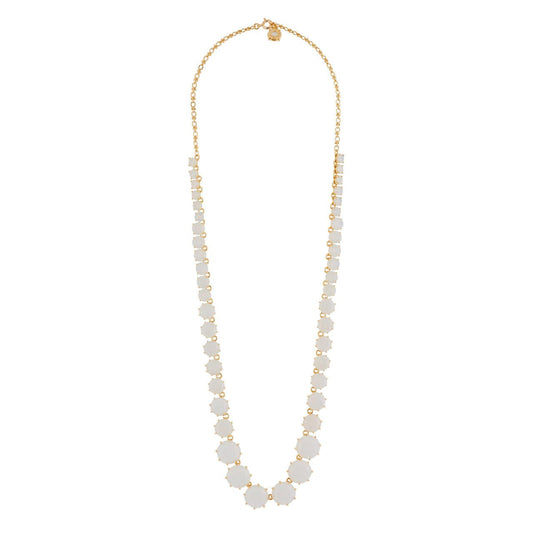 La Diamantine Stones And Chain Opal Necklace | AGLD3511