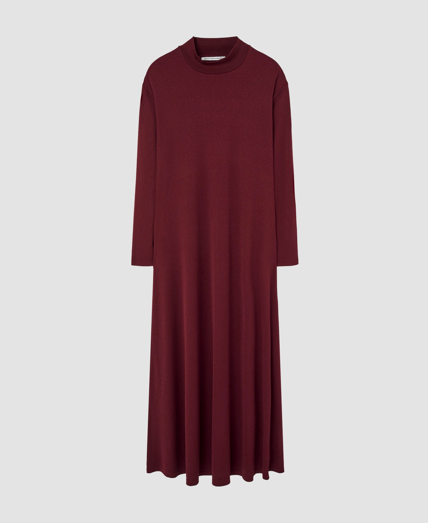 Raspberry Perkins Ribbed Collar Midi Dress – Love Persimmon