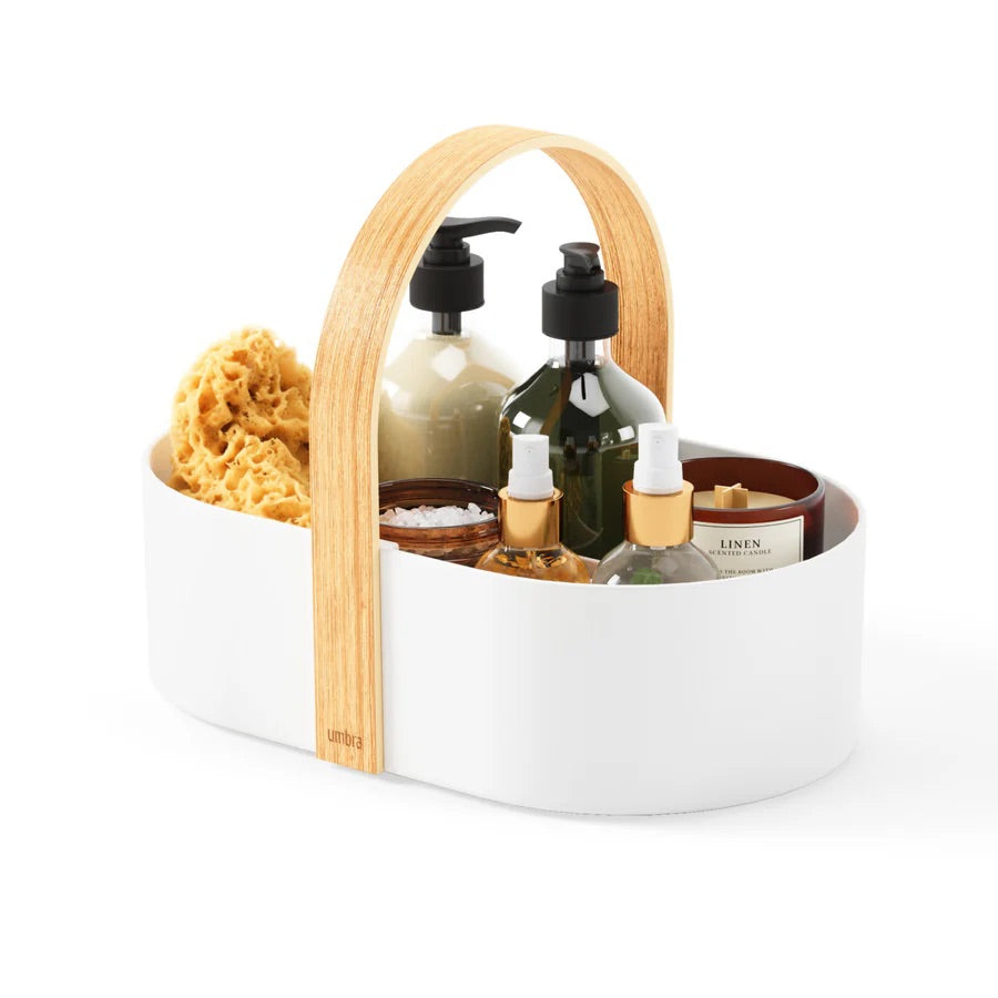 Bellwood Caddy White & Natural