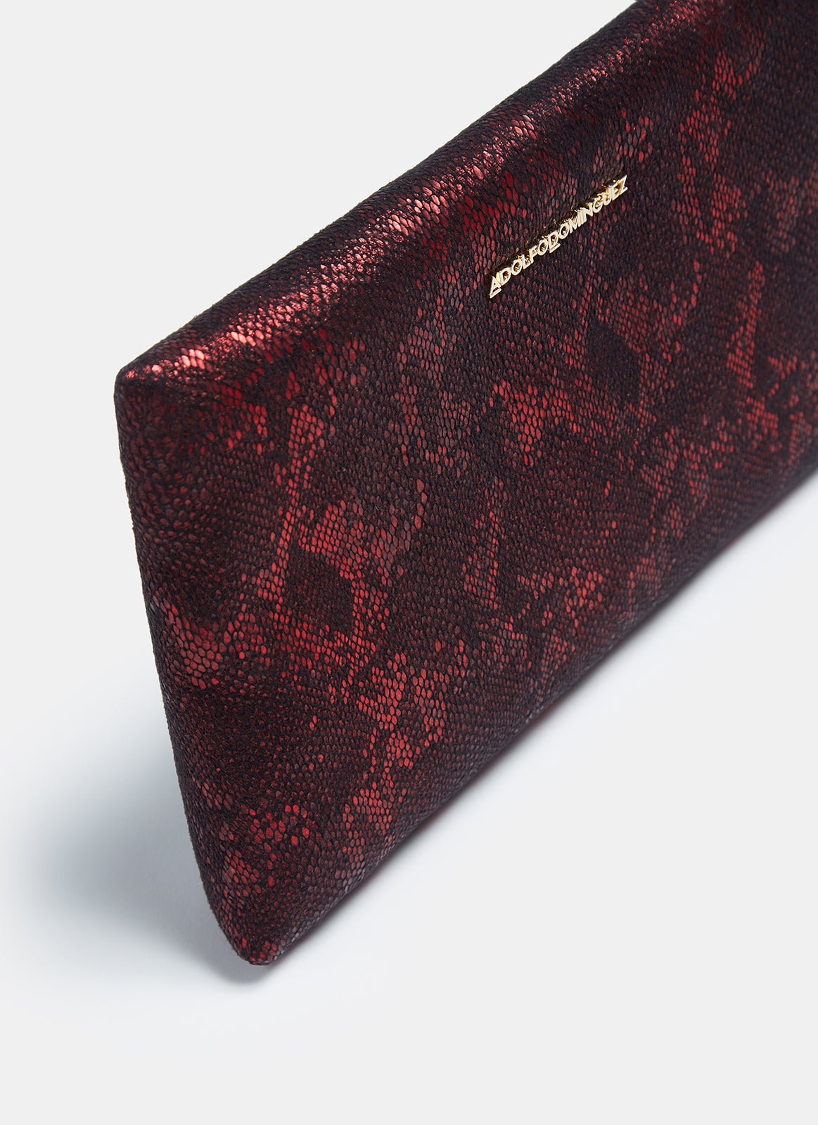 Women Bags | Red Animal Print Cocktail Bag by Spanish designer Adolfo Dominguez