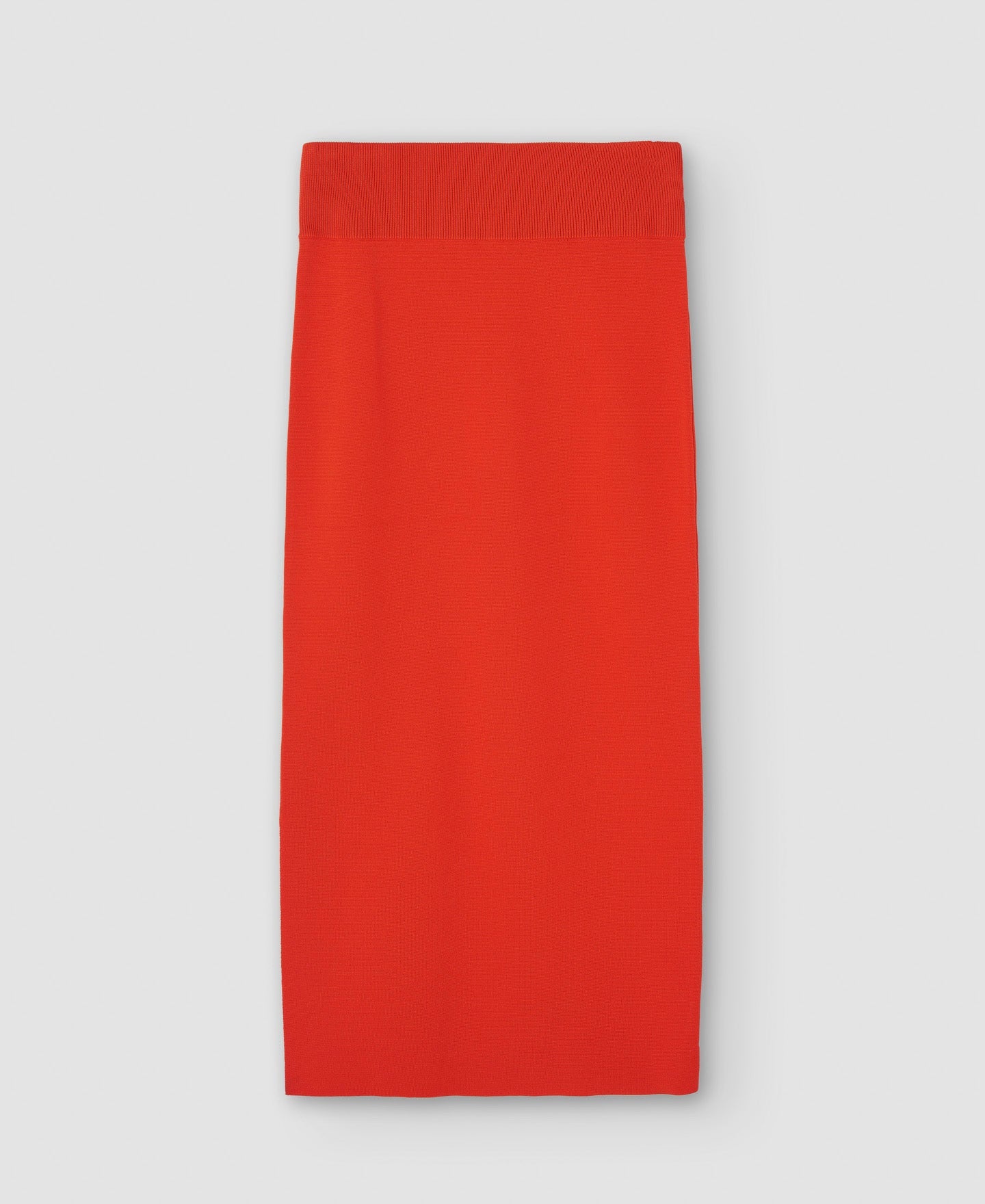 Women Skirt | Red Asymmetrical Viscose Skirt by Spanish designer Adolfo Dominguez