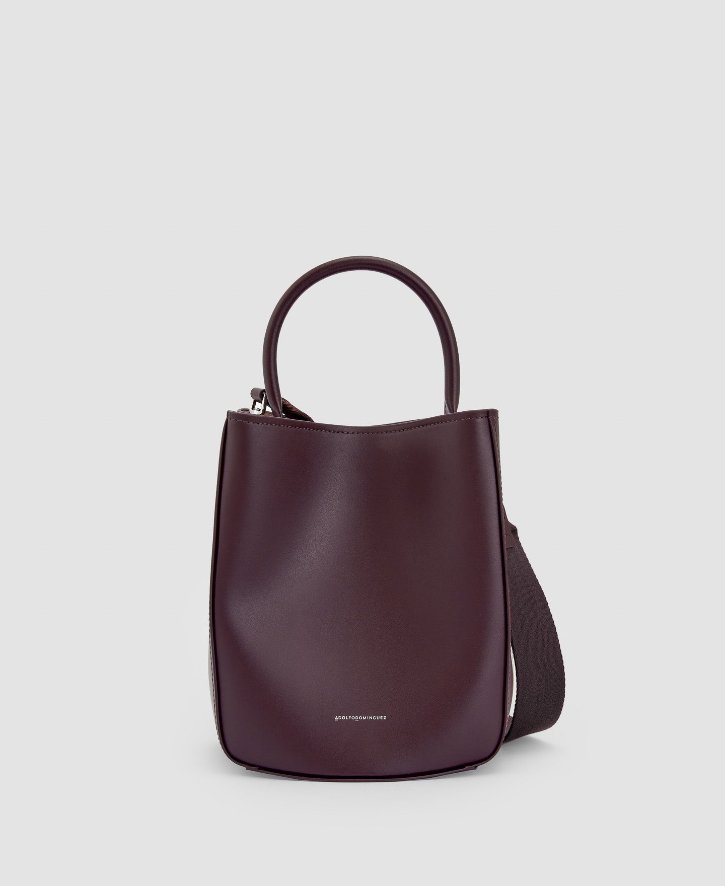 Women Leather Bag | Red Bag by Spanish designer Adolfo Dominguez