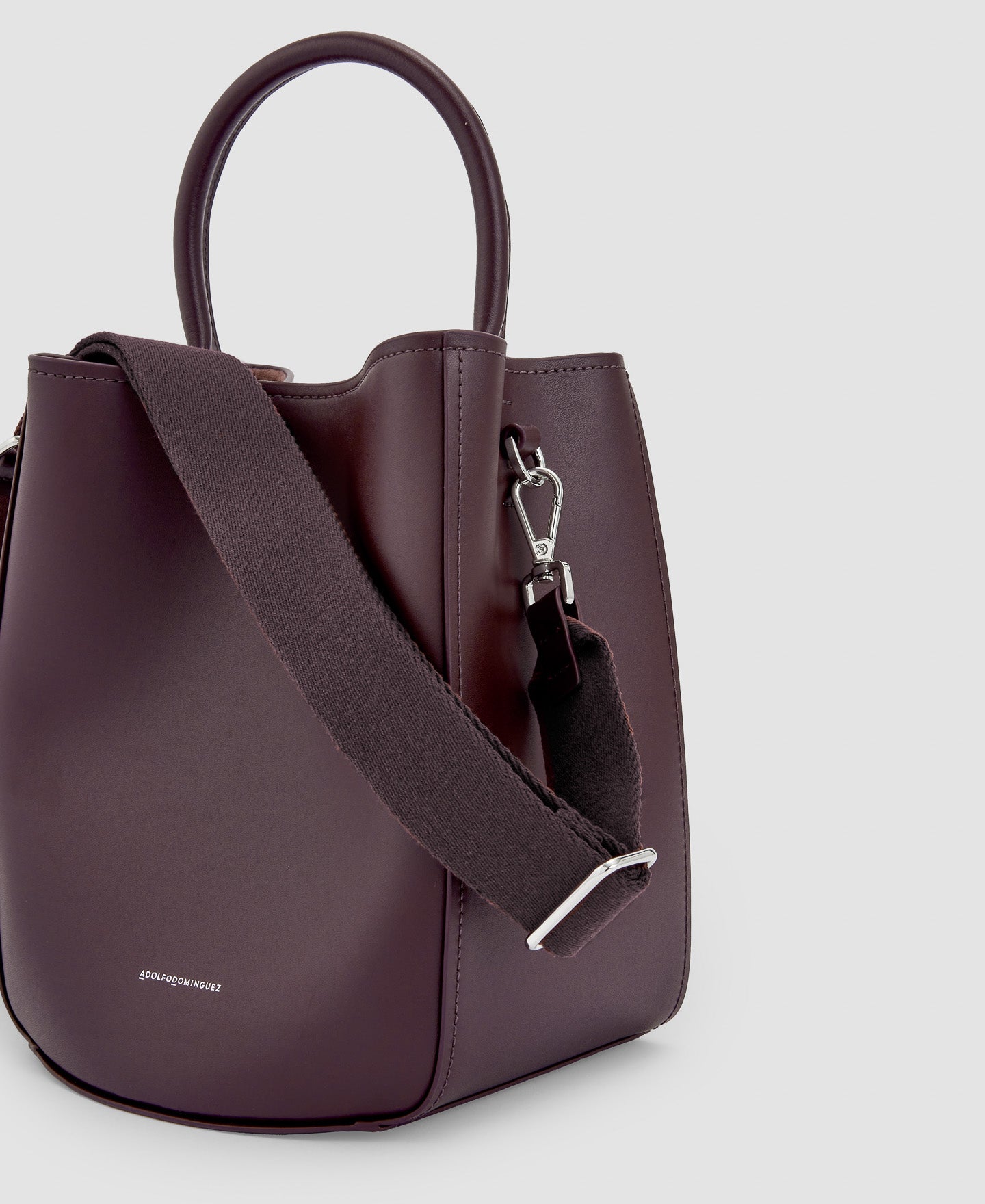 Women Leather Bag | Red Bag by Spanish designer Adolfo Dominguez