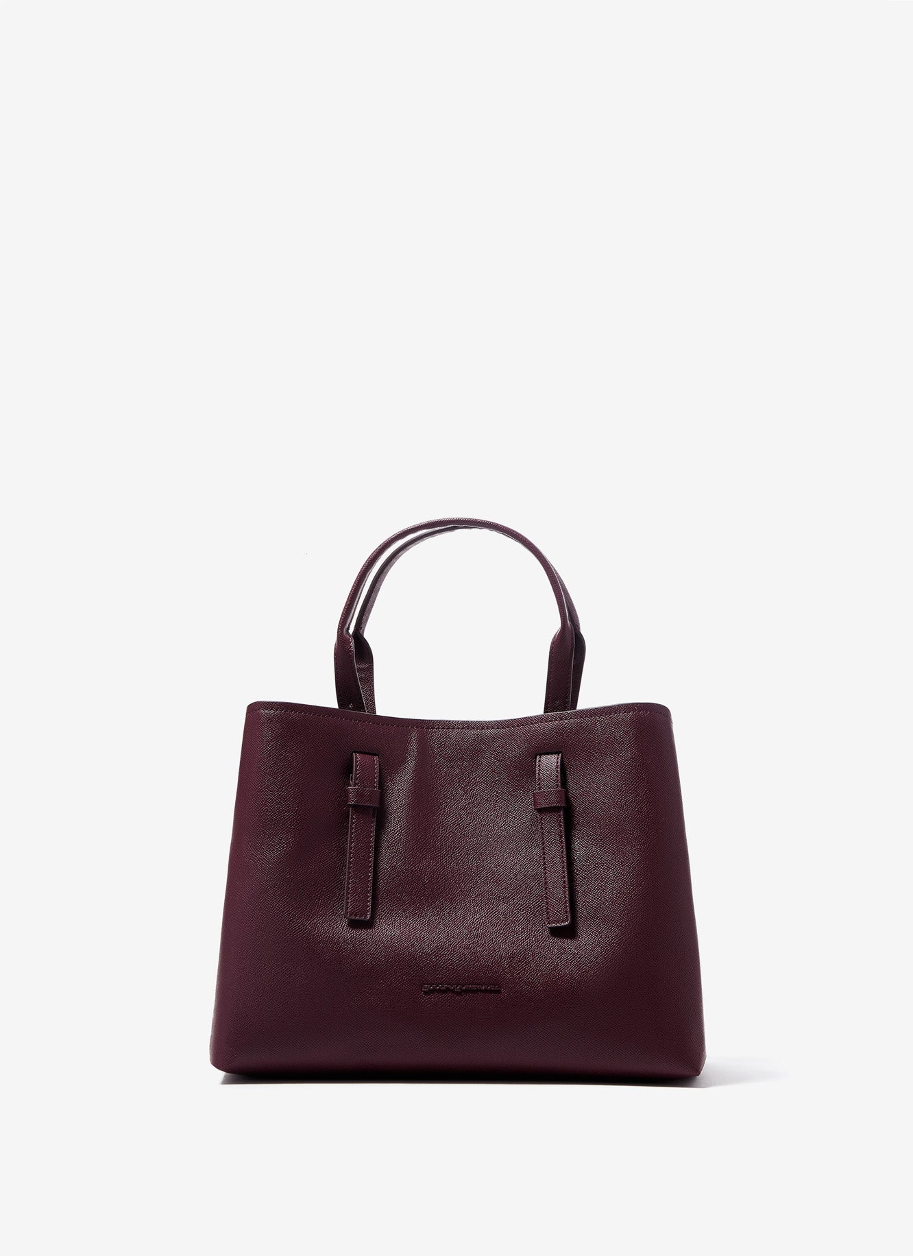 Women Bags | Red Vegan Saffiano City Bag by Spanish designer Adolfo Dominguez