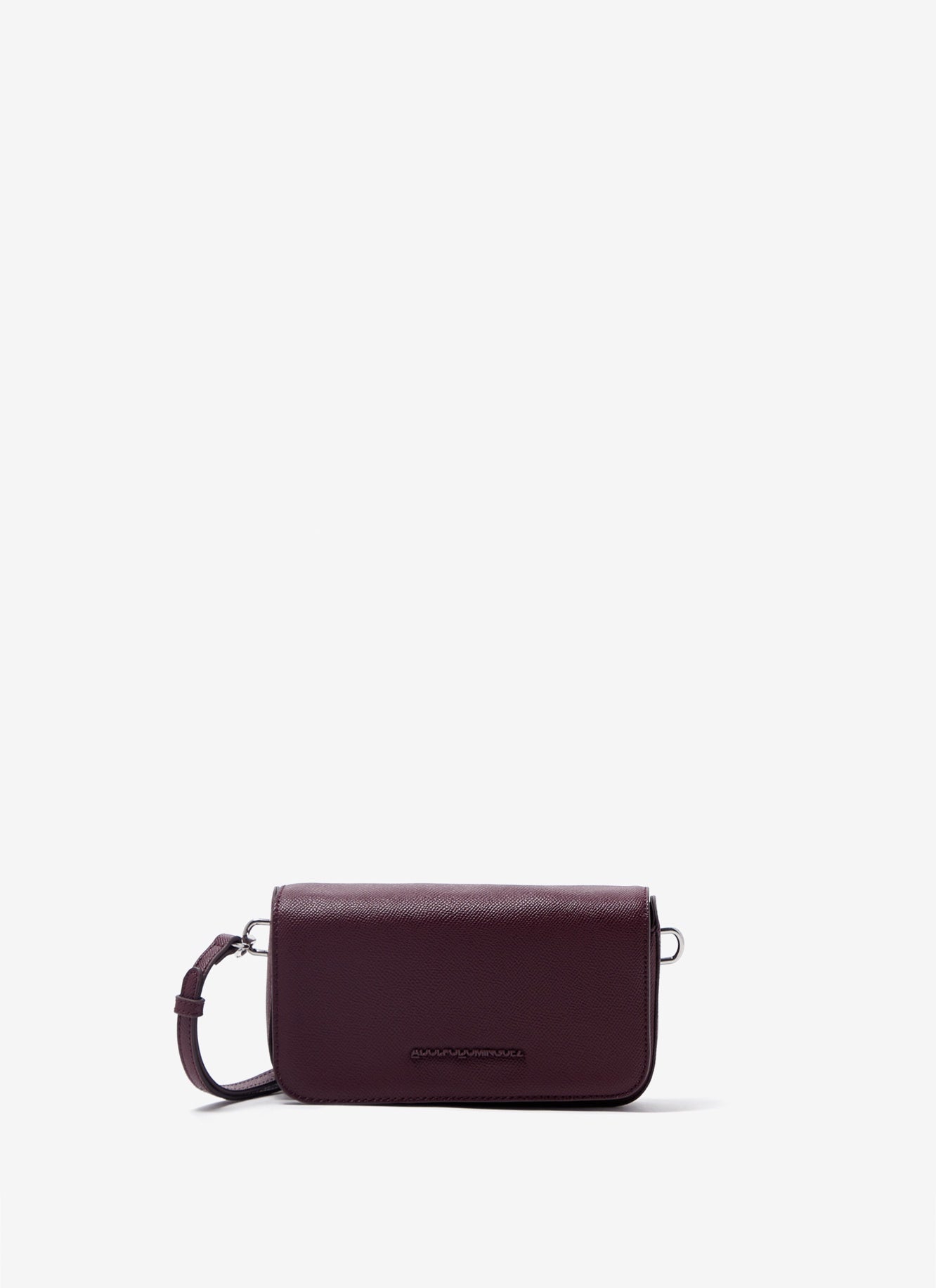 Women Bags | Red Vegan Saffiano Crossbody Bag by Spanish designer Adolfo Dominguez